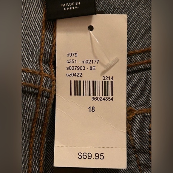 Lane Bryant Straight Leg Genius Fit Jeans 18 - Picture 12 of 14